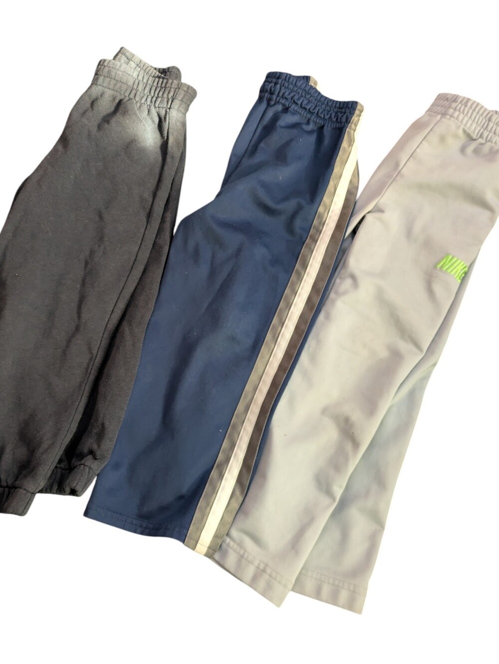 Kids Sweatpants Bundle - Black, Navy & Light Gray